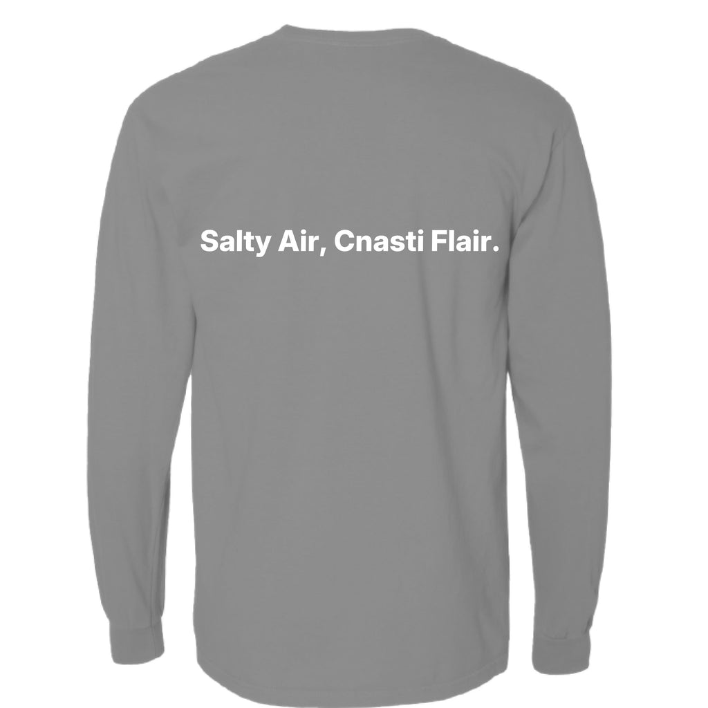 Cnasti Coastal Long-Sleeve Pocket Tee
