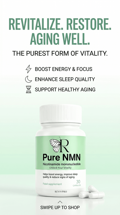 NMN Supplement Pure Capsules – Boost Energy & Fight Aging | RevivPro
