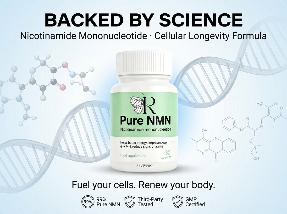 NMN Supplement Pure Capsules – Boost Energy & Fight Aging | RevivPro