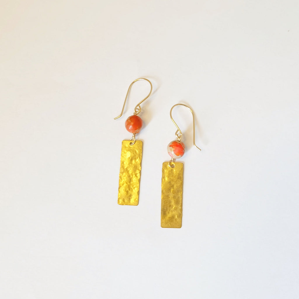 Brass Dangle Earrings