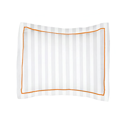 400TC Cotton Single Edge Embroidery Sateen Stripe Duvet Cover Set