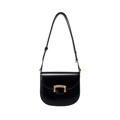 Original Women Bag  New Trendy High-end Wedding Bag Shoulder Bag Commuting Handbag Retro Style Saddle Bag