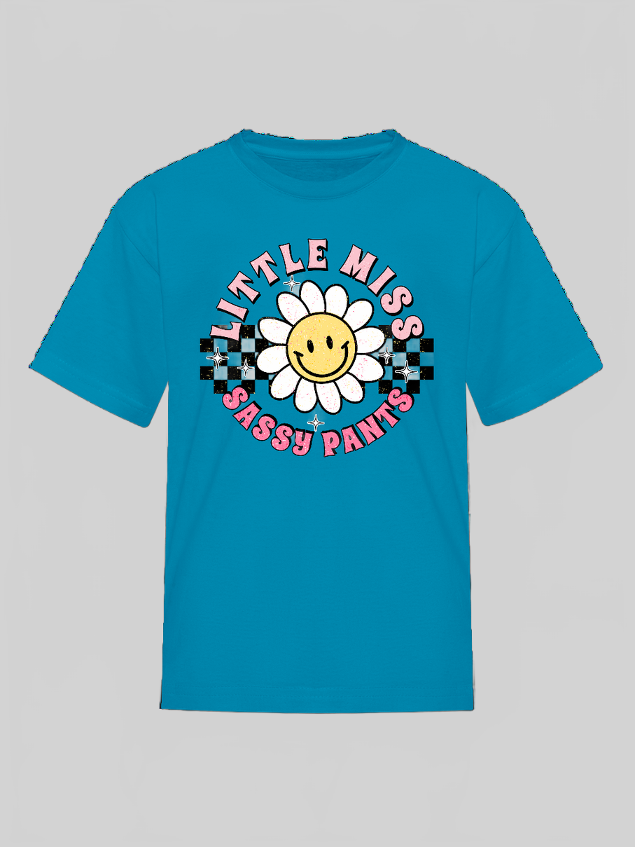 Girls Miss Sassy Pants Short Sleeve T-Shirt