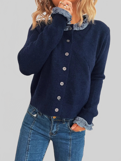 Button Up Long Sleeve Cardigan