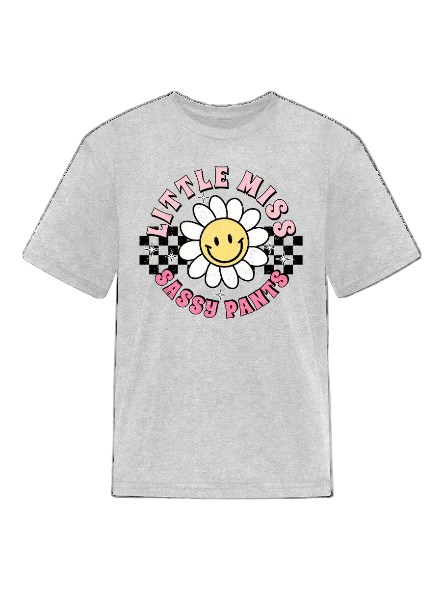 Girls Miss Sassy Pants Short Sleeve T-Shirt