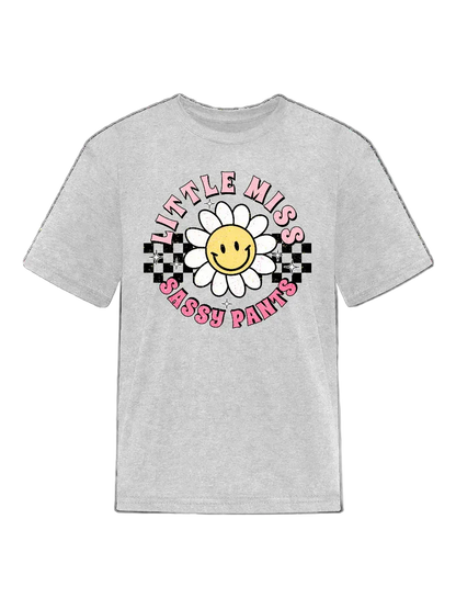 Girls Miss Sassy Pants Short Sleeve T-Shirt