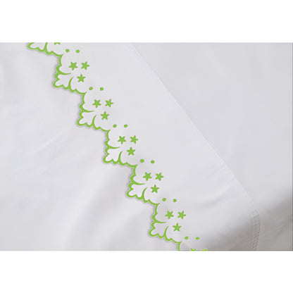 Elegant Flower Embroidered Duvet Cover Set