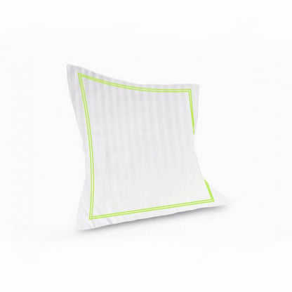 400TC Cotton Double Edge Embroidery Sateen Stripe Duvet Cover Set