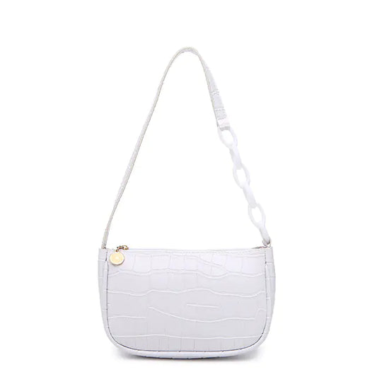 Crocodile Design Women's Shoulder Handbag and Bag