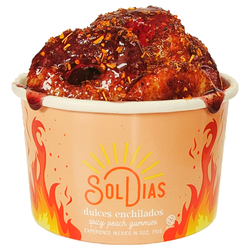 Dulces Enchilados - Spicy Peach Rings 5 oz