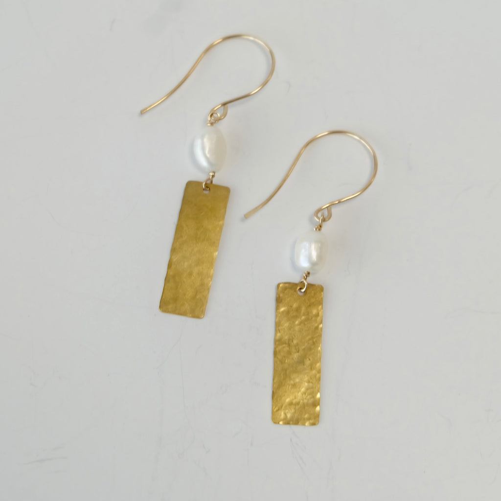 Brass Dangle Earrings