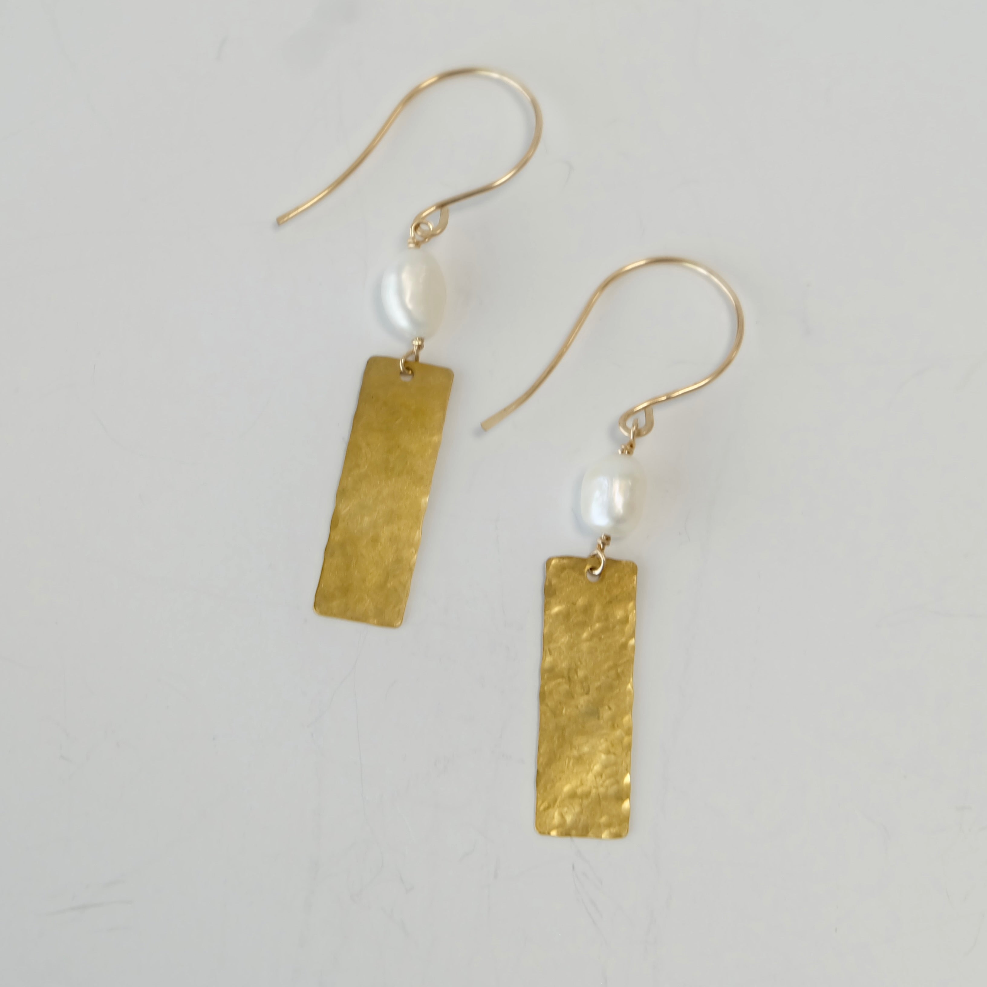 Brass Dangle Earrings