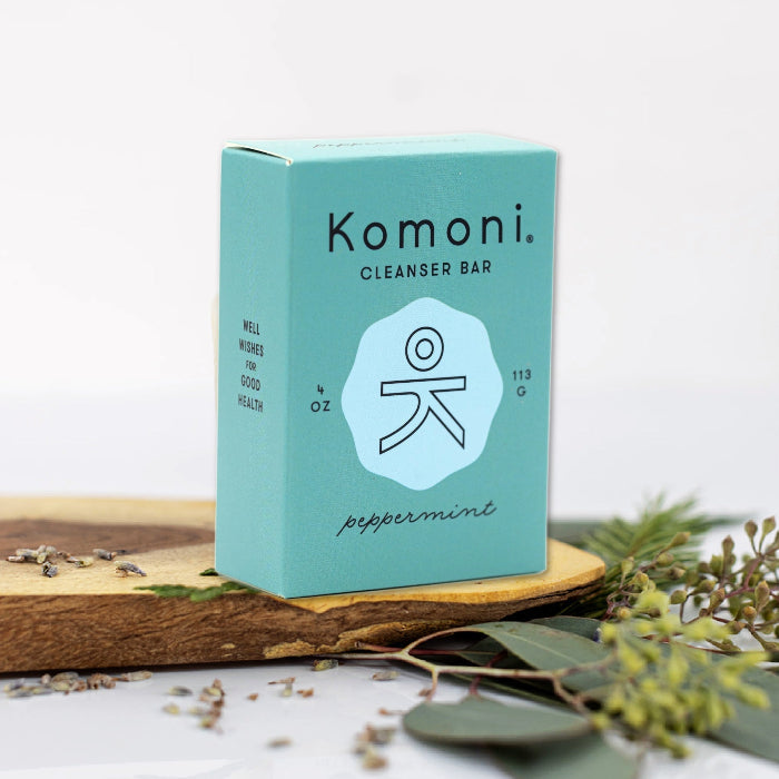 Peppermint FACE & BODY CLEANSER BAR