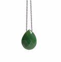 Faceted Teardrop Pendant 17*22mm