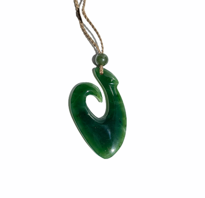 Canadian Jade Fish Hook, 1.5"