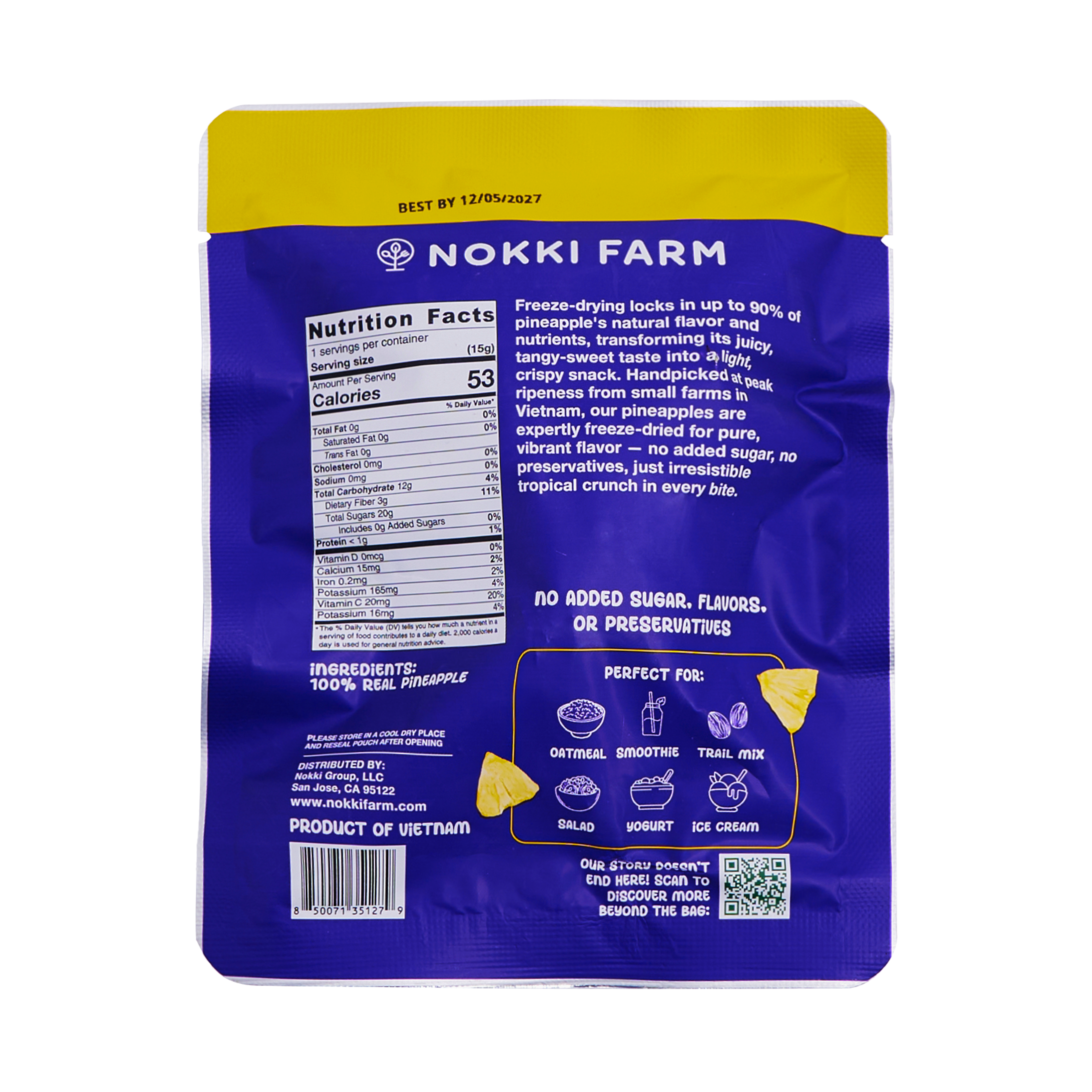 Freeze-Dried Pineapple