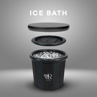 Portable Foldable Ice Bath Tub - Water Chiller Compatible Cold Plunge for Recovery and Wellness
