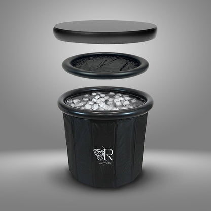 Portable Foldable Ice Bath Tub - Water Chiller Compatible Cold Plunge for Recovery and Wellness