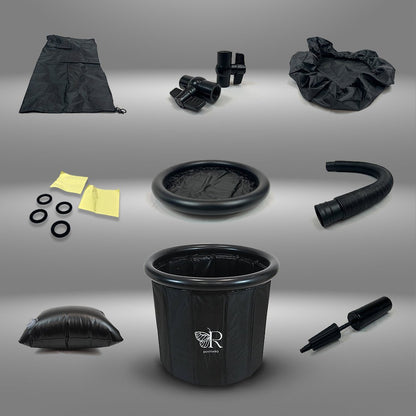 Portable Foldable Ice Bath Tub - Water Chiller Compatible Cold Plunge for Recovery and Wellness