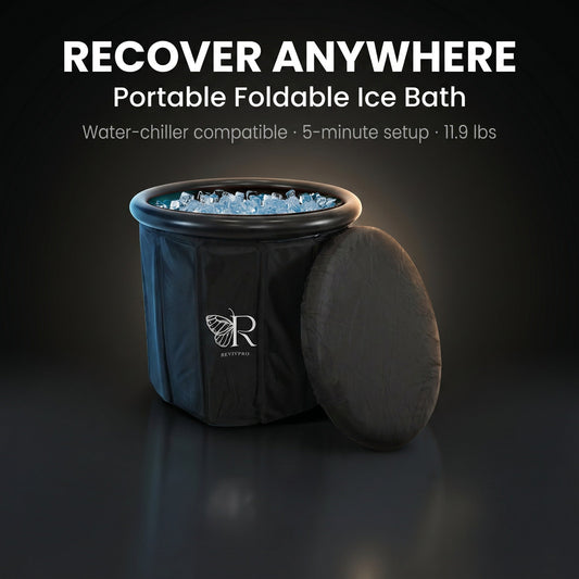 Foldable Ice Bath Tub — No Pole, No Pump, 60-Second Setup | RevivPro
