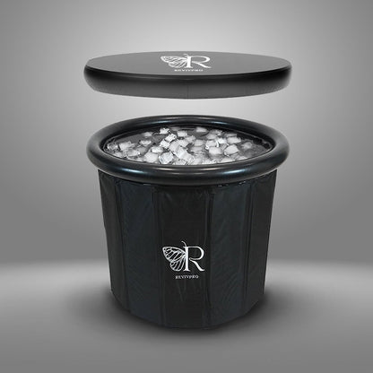 Portable Foldable Ice Bath Tub - Water Chiller Compatible Cold Plunge for Recovery and Wellness