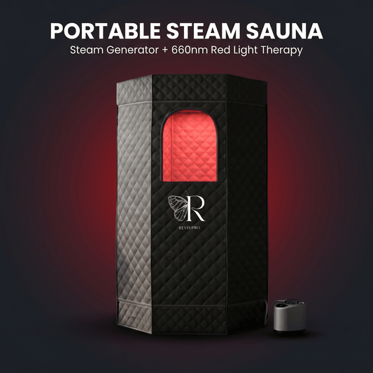Red Light Therapy Sauna · Half Price of $349 SaunaPro | RevivPro