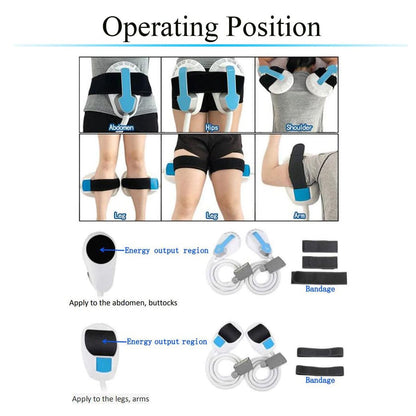 Premium 4-Handle Body, Abdomen And Buttock Muscle Shaping Machine With Trolley (SAK71463)