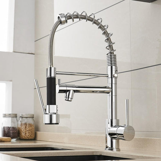 Neil Pull-Down Springs Sprout Kitchen Sink Faucet