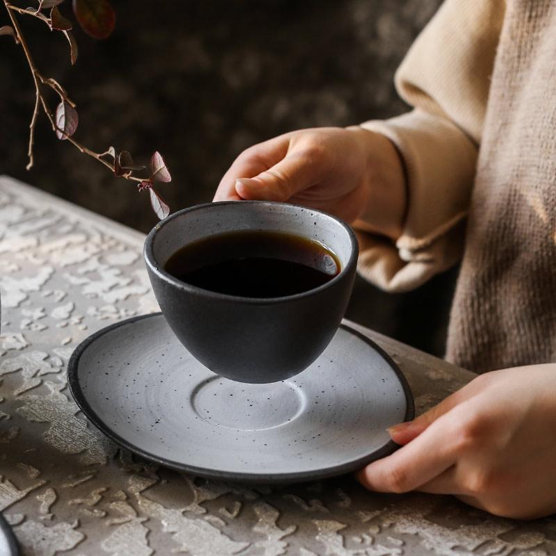 Lena Nordic Style Steak Plate And Coffee Set