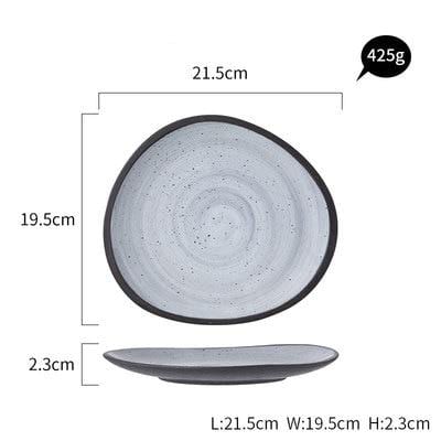Lena Nordic Style Steak Plate And Coffee Set