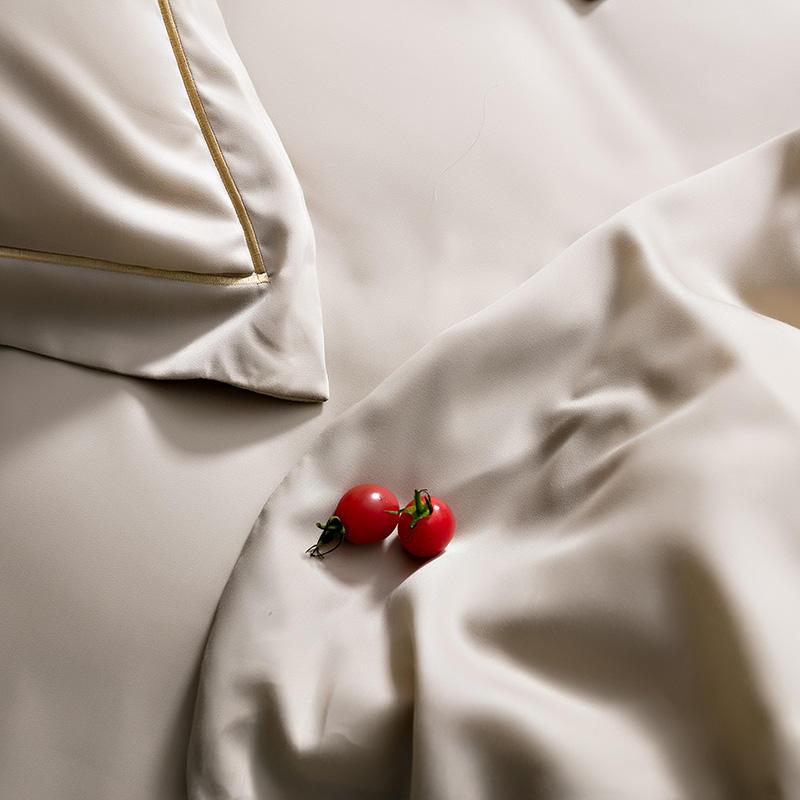 Karen Solid Color Lyocell Duvet Cover Set