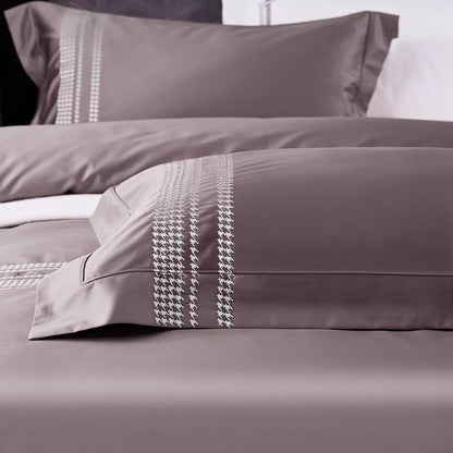 Evelyn High End Embroidered 1000TC Duvet Cover Set Long Staple Egyptian Cotton