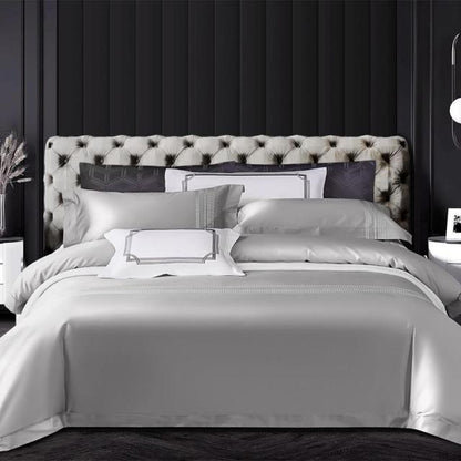 Evelyn High End Embroidered 1000TC Duvet Cover Set Long Staple Egyptian Cotton