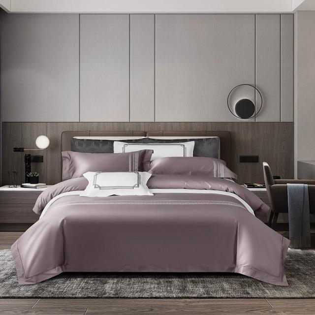 Evelyn High End Embroidered 1000TC Duvet Cover Set Long Staple Egyptian Cotton