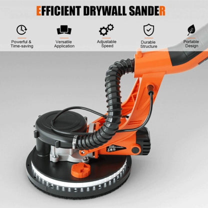 Professional Electric 750W Drywall Ceiling Pole Sander W/ Vacuum (SAK97855)
