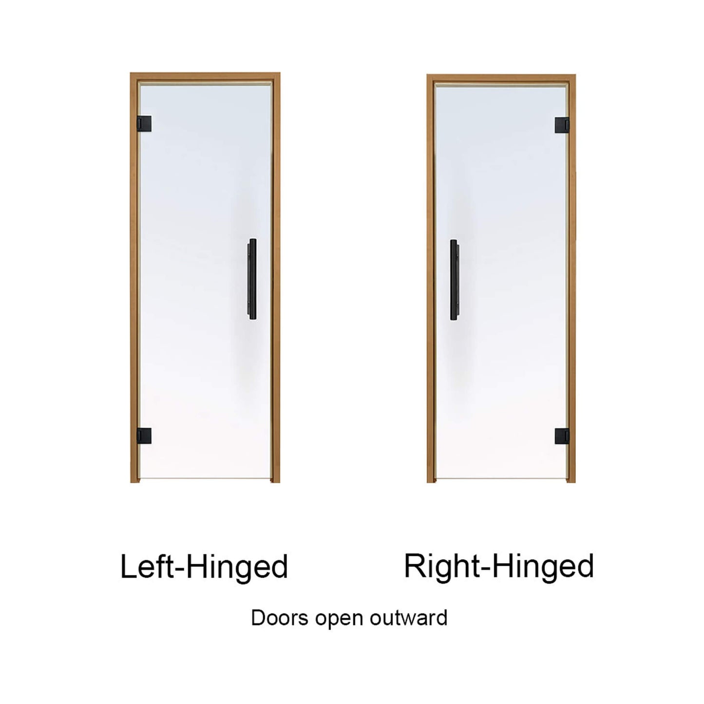 Prosaunas 36X81 Thermo-Aspen Clear ADA Glass Sauna Door (SAK75841)