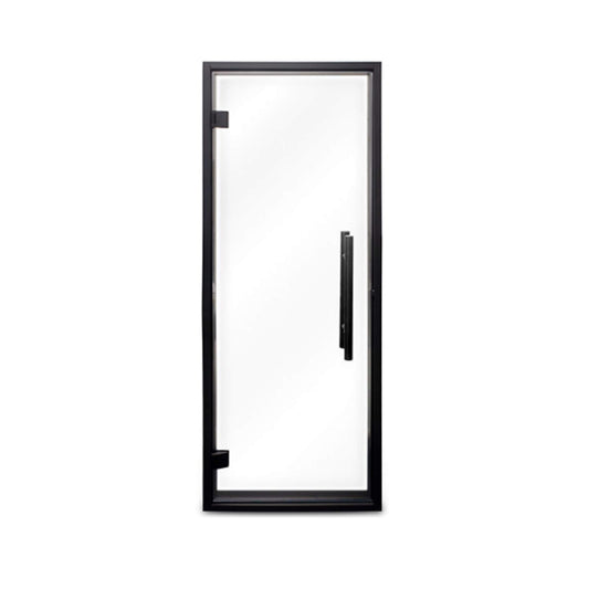 Prosaunas 24X73 Black Alder Prehung Clear Glass Sauna Door (SAK67491)