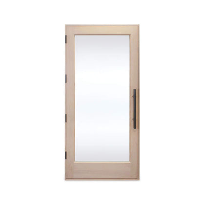 Prosaunas 37.5X81.5 Douglas Fir Hemlock Jamb Sauna Door With Dual-Pane Insulated Glass (SAK38145)