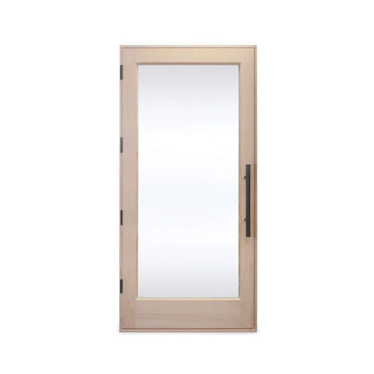 Prosaunas 37.5X81.5 Douglas Fir Hemlock Jamb Sauna Door With Dual-Pane Insulated Glass (SAK38145)
