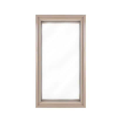 Prosaunas 17-5/8X31 Framed Hemlock Tempered Dual Pane Clear Glass Sauna Window (SAK44067)