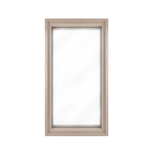 Prosaunas 17-5/8X31 Framed Hemlock Tempered Dual Pane Clear Glass Sauna Window (SAK44067)