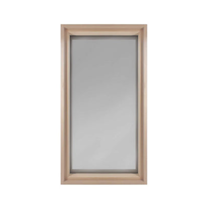 Prosaunas 17-5/8X31 Framed Hemlock Tempered Dual Pane Tinted Glass Sauna Window (SAK45231)
