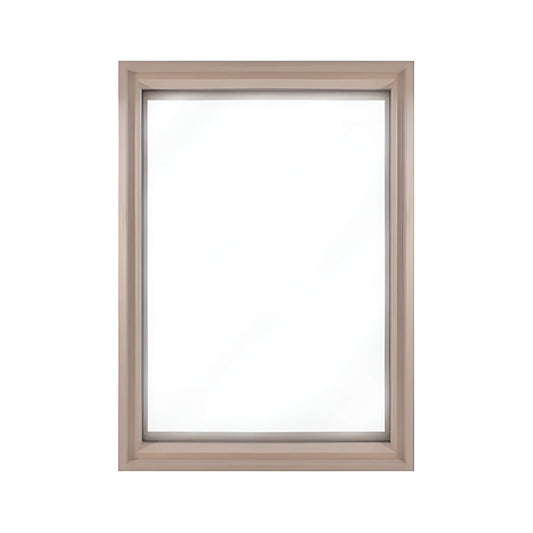 Prosaunas 25-5/8X37-5/8 Large Framed Dual Pane Clear Glass Sauna Window With Hemlock (SAK66329)