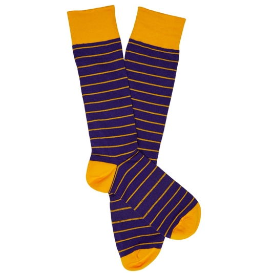 Purple and Gold - Wide Stripe