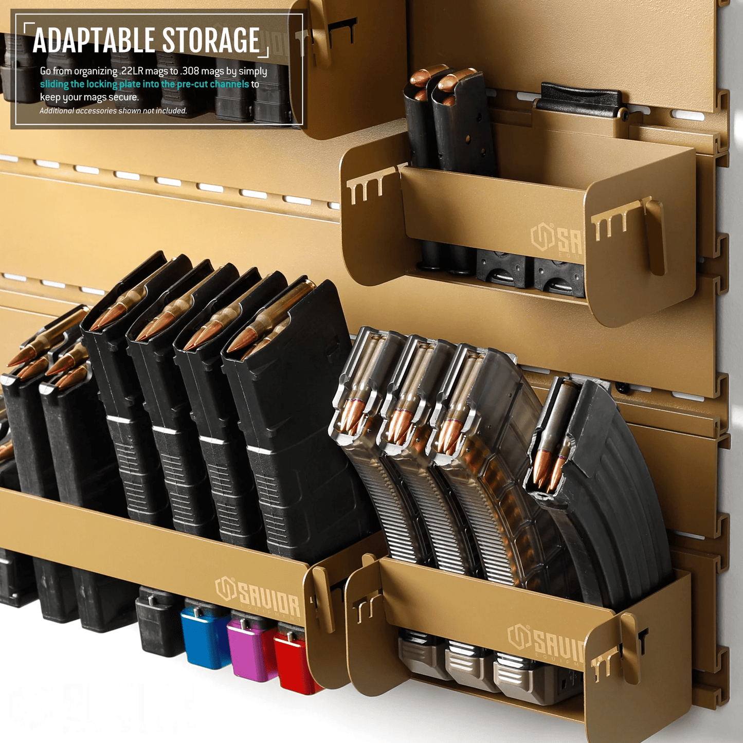 Wall Rack System - Universal Mag Holder (Multiple Sizes) (Copy)