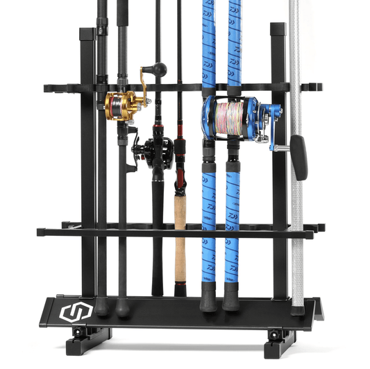 Fishing Pole Aluminum Rack (3 Sizes)