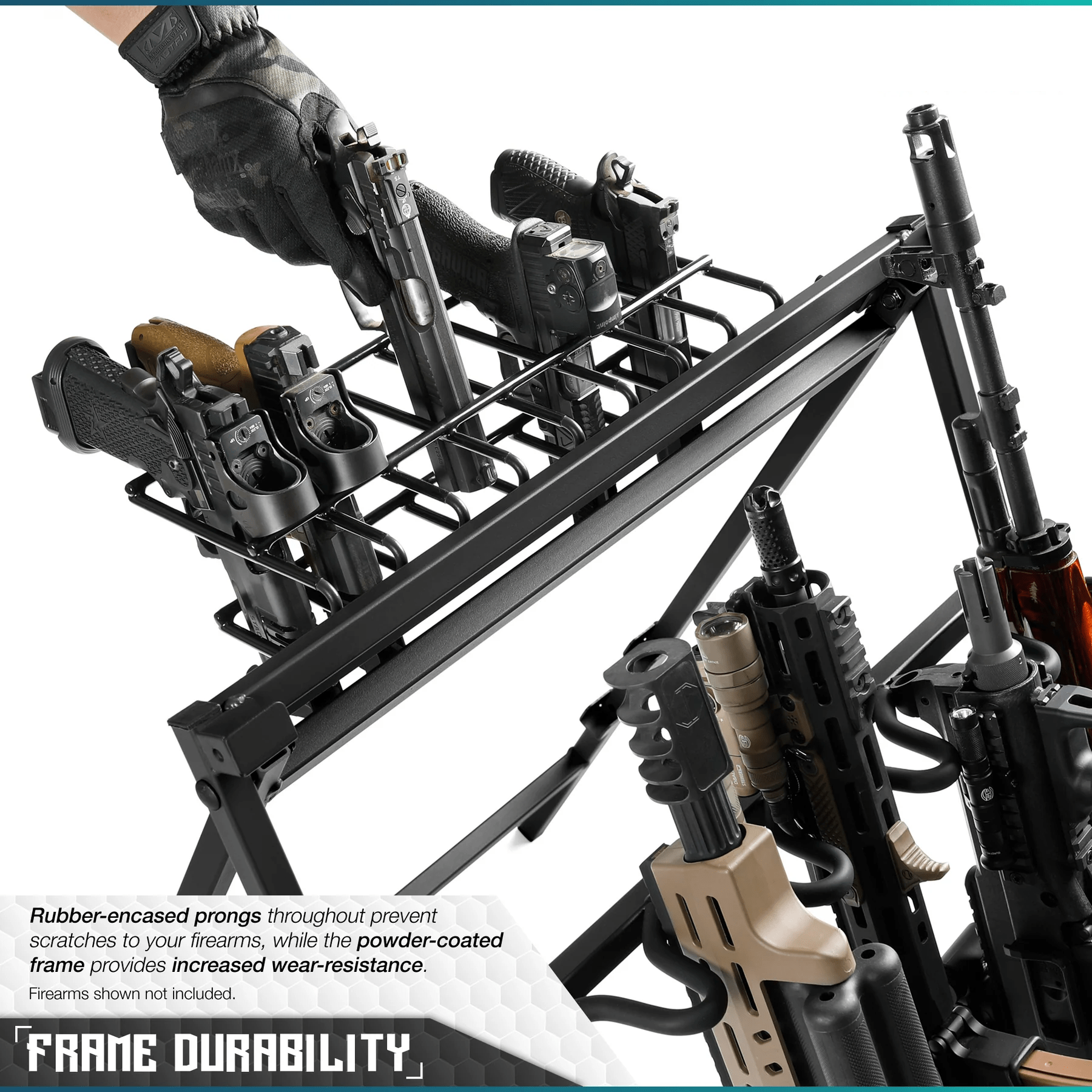 Pistol Rack Attachment for Shorty Rack of 9