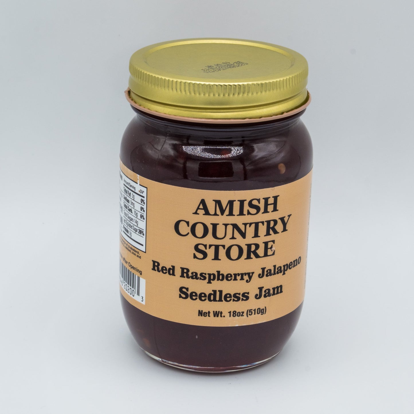 Seedless Red Raspberry Jalapeño Jam (18 oz) | Amish Country Store