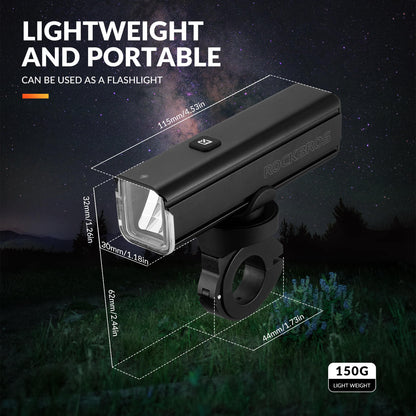 RHL1000 Bike Front Light Waterproof Bike Light
