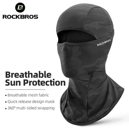 Summer Ice Silk Balaclava Face Mask
